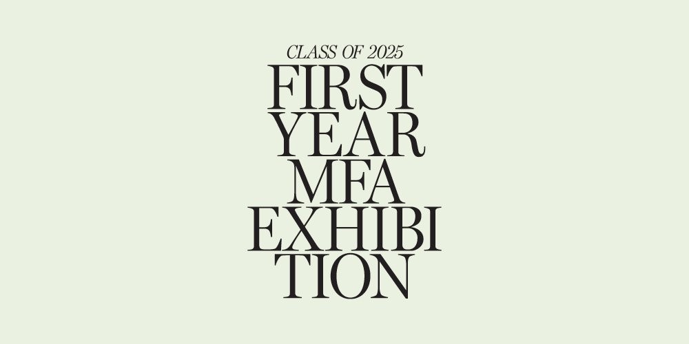 First Year Show Poster