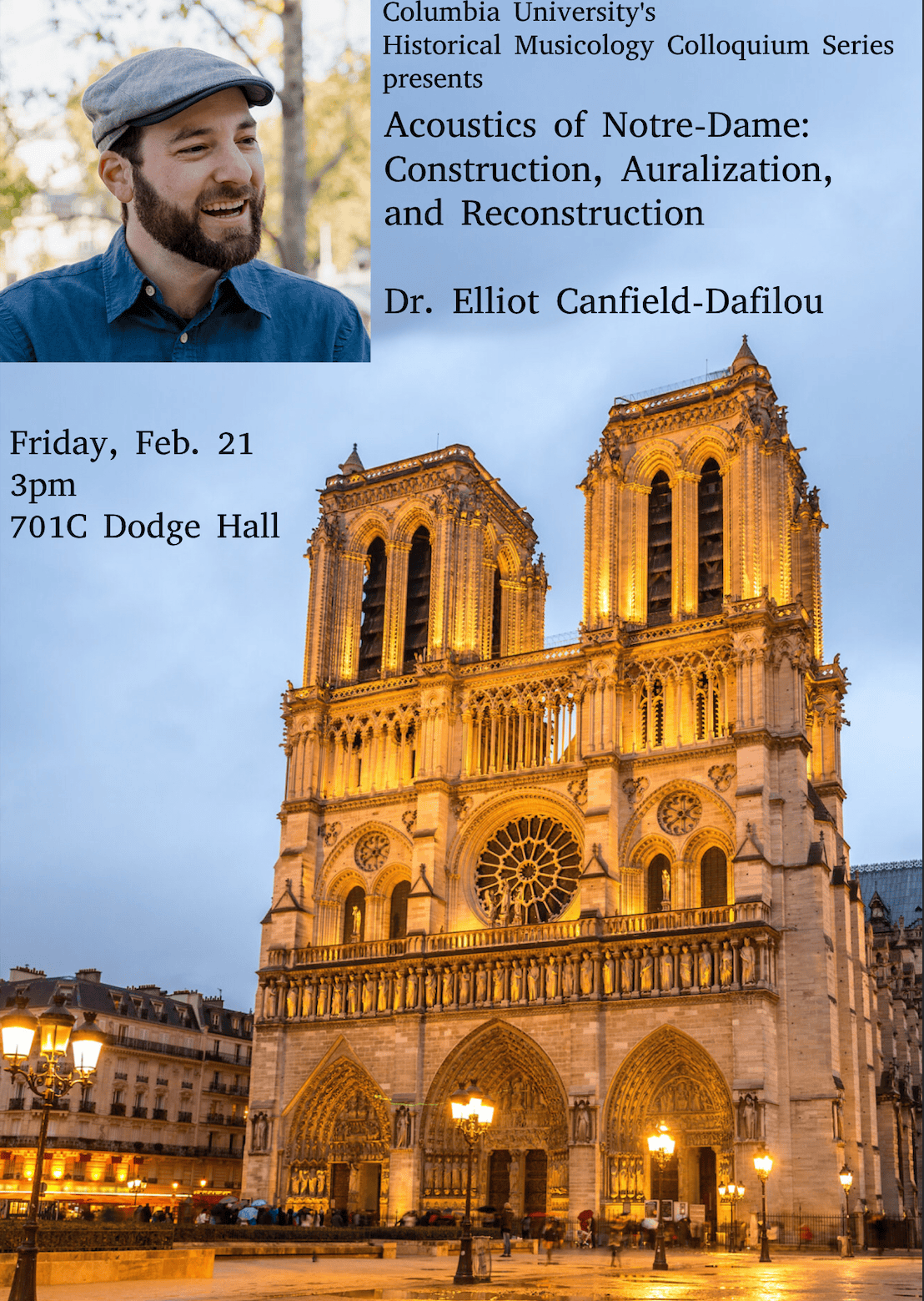 notre dame poster